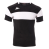 T-Shirt de Sport Noir/Blanc Homme Kappa Dareto 33133WWJR