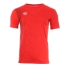 T-shirt Rouge Homme Umbro Match