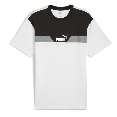 T-Shirt Blanc/Noir Homme Puma Power0