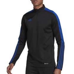 Haut d'entrainement Noir/Bleu Homme Adidas Tiro