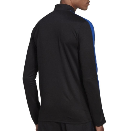 Haut d'entrainement Noir/Bleu Homme Adidas Tiro
