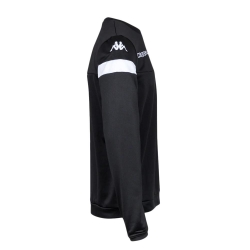 Sweat Noir Homme Kappa Lido