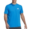 T-Shirt Bleu Homme Adidas HF7158