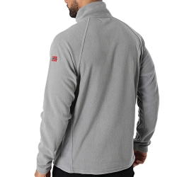 Veste Polaire 1/4 de Zip Gris Homme Geographical Norway Men 233