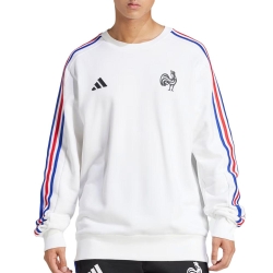 France Rugby Sweat Blanc Homme Adidas ESS