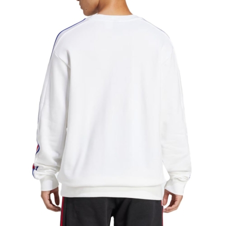 France Rugby Sweat Blanc Homme Adidas ESS