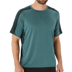 T-Shirt Bleu Homme Asics Fujitrail