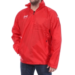 Coupe-vent 1/4 zip rouge homme Hungaria Training Premium 15