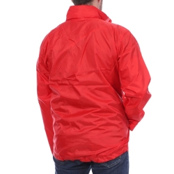 Coupe-vent 1/4 zip rouge homme Hungaria Training Premium 15