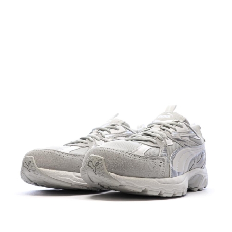 Baskets Grises Clair Homme Puma Milenio Tech Suede