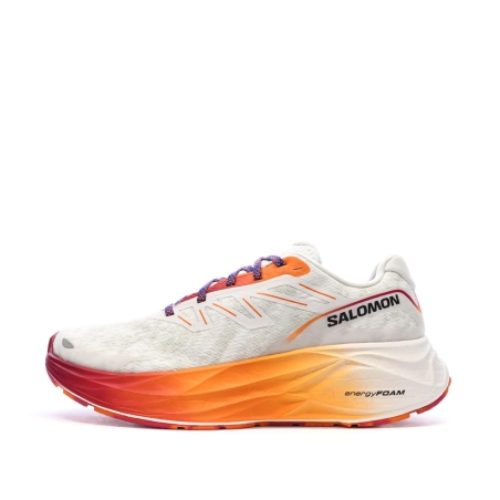 Chaussures de Running Blanc/Orange Homme Salomon Aero Glide 2