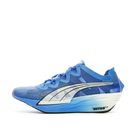 Chaussures de running Bleu/Rouge Homme Puma Fast Nitro