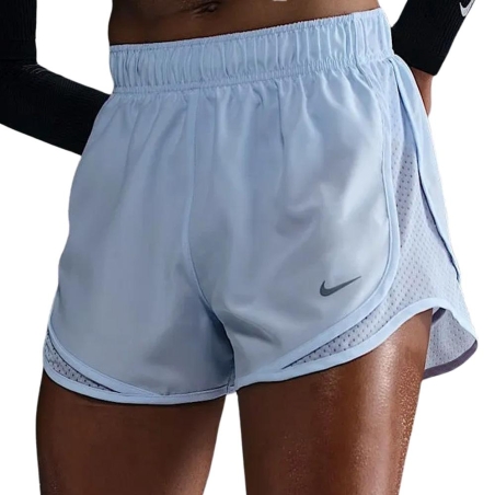 Short Bleu Femme Nike Tempo