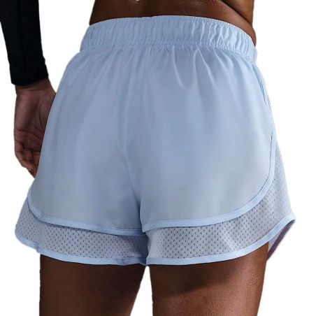Short Bleu Femme Nike Tempo
