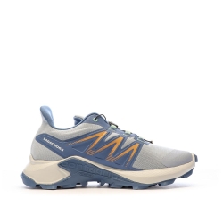 Chaussures de trail Bleu/Beige Femme Salomon Sagacross W