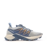 Chaussures de trail Bleu/Beige Femme Salomon Sagacross W