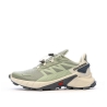 Chaussures de trail Vertes Femme Salomon Supercross 4W