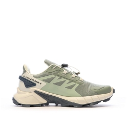 Chaussures de trail Vertes Femme Salomon Supercross 4W
