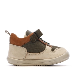 Baskets Hautes Beige/Camel Garçon Kickers Bottillon