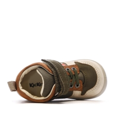 Baskets Hautes Beige/Camel Garçon Kickers Bottillon