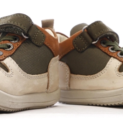 Baskets Hautes Beige/Camel Garçon Kickers Bottillon
