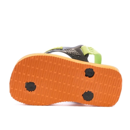 Tongs Orange Garçon Havaianas Logomania