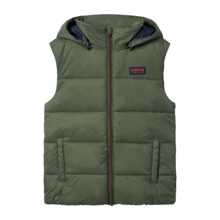 Doudoune sans manche Kaki Garçon Name it Vest