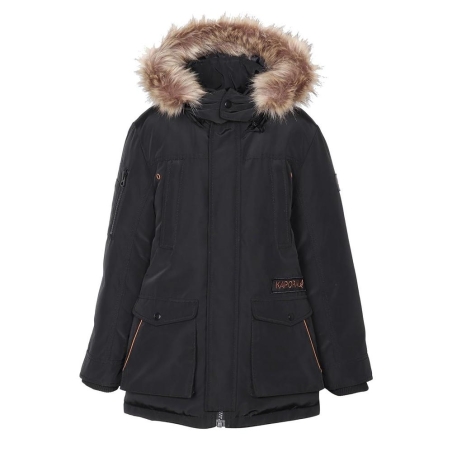 Parka Noir Garçon Kaporal ELON