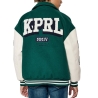 Veste Bomber Vert/Blanc Garçon Kaporal MEDDY