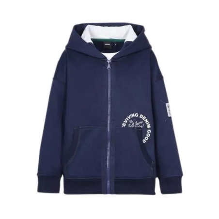 Sweat Zippé Marine Garçon Kaporal Campus