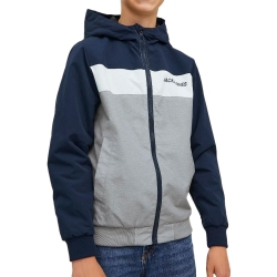 Veste Marine/Gris Garçon Jack & Jones Blocking