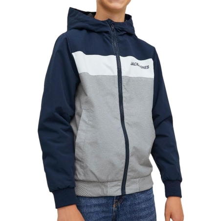 Veste Marine/Gris Garçon Jack & Jones Blocking
