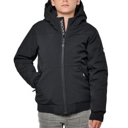 Blouson Noir Garçon Kaporal MOYERH24