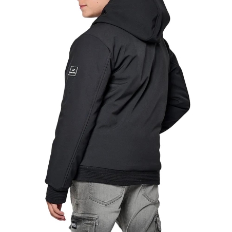 Blouson Noir Garçon Kaporal MOYERH24