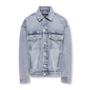 Veste en Jean Bleu Mixte Junior ONLY Trucker