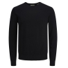 Pull Noir Garçon Jack & Jones Knit Neck