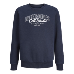 Sweat Marine Foncé Garçon Jack & Jones Makoto