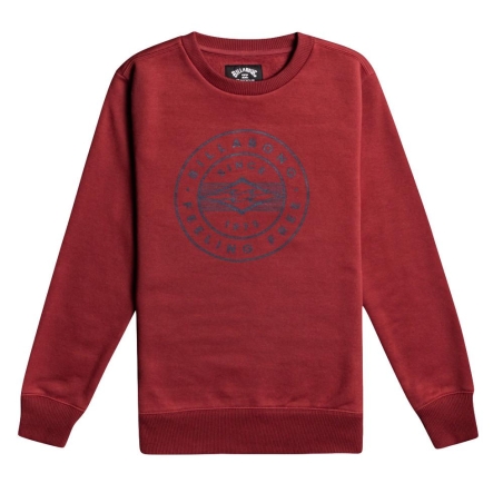 Sweat Bordeaux Garçon Billabong Stamp