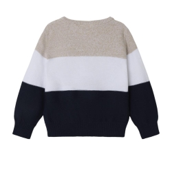 Pull Beige/Marine Garçon Name it Vohan
