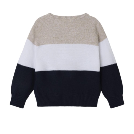 Pull Beige/Marine Garçon Name it Vohan