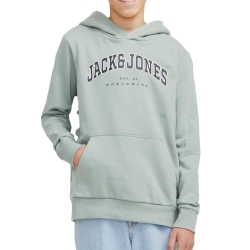 Sweat à Capuche Vert Garçon Jack & Jones Varsity