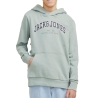 Sweat à Capuche Vert Garçon Jack & Jones Varsity