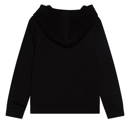Sweat à Capuche Noir Garçon Jack & Jones Corp Splash