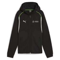 Sweat Zippé Noir Garçon Puma Hooded