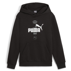Sweat Noire Garçon Puma Power Graphic