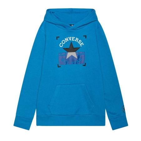 Sweat Bleu Garçon Converse Utility