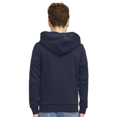 Sweat Zippe Marine Garçon Jack & Jones Jjelogo