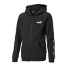 Sweat Zippé Noir Garçon Puma Tape