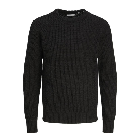 Pull Noir Garçon Jack & Jones Crew Neck