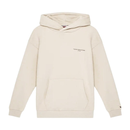 Sweat Écru Garçon Tommy Hilfiger Mini Corp Hoodie